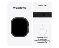 Apple Watch Ultra 3 Czarny Tytan/Czarna Opaska Trail S/M 5G - 1362461 - zdjęcie 7